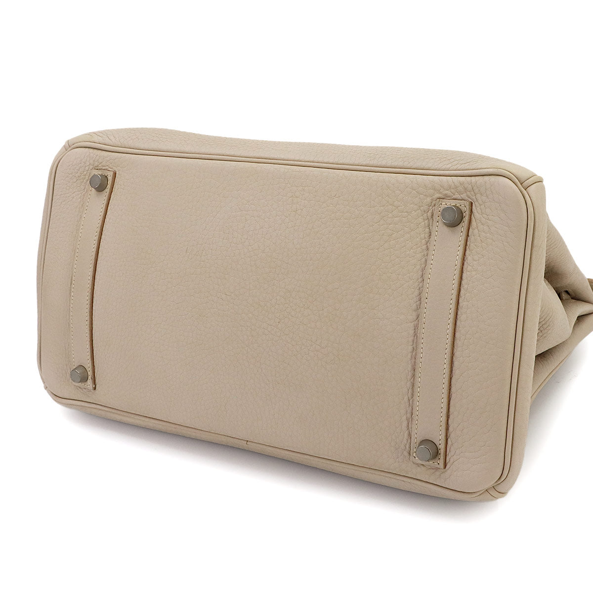 Birkin 35 Taurillon Clemence Beige Hand Bag Purse
