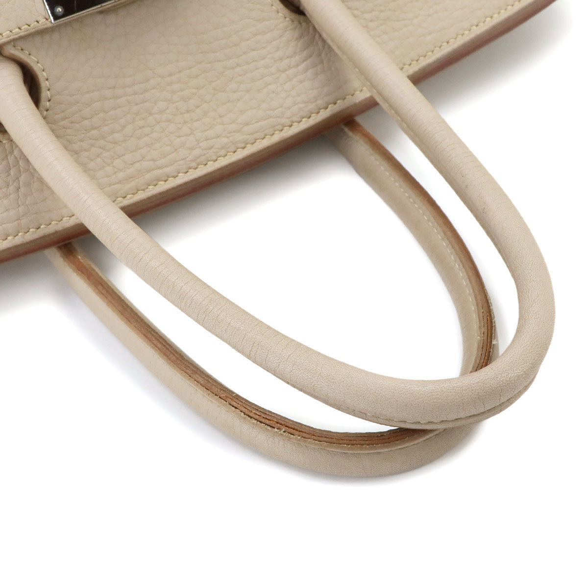 Birkin 35 Taurillon Clemence Beige Hand Bag Purse