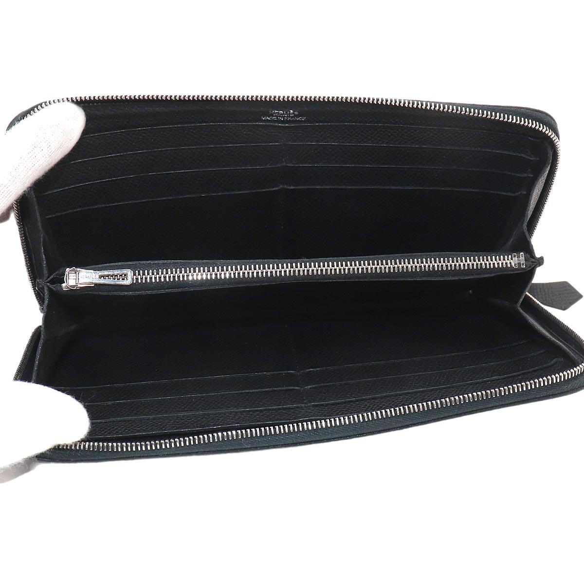 Azapp Long Classic Wallet Epsom Black Purse 90331294