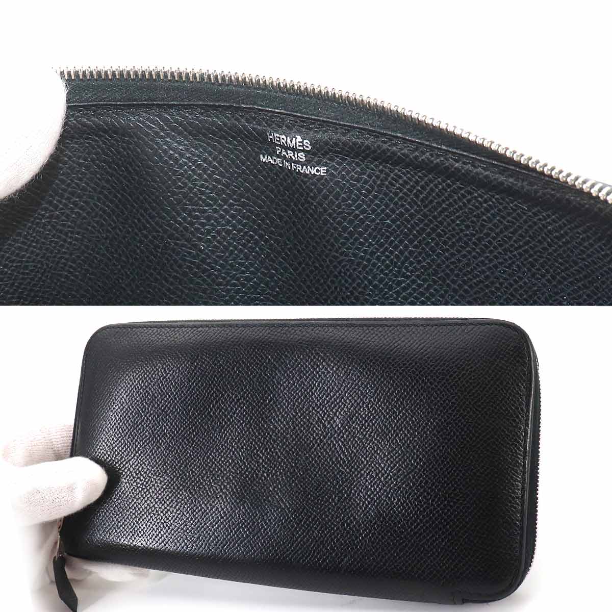 Azapp Long Classic Wallet Epsom Black Purse 90331294