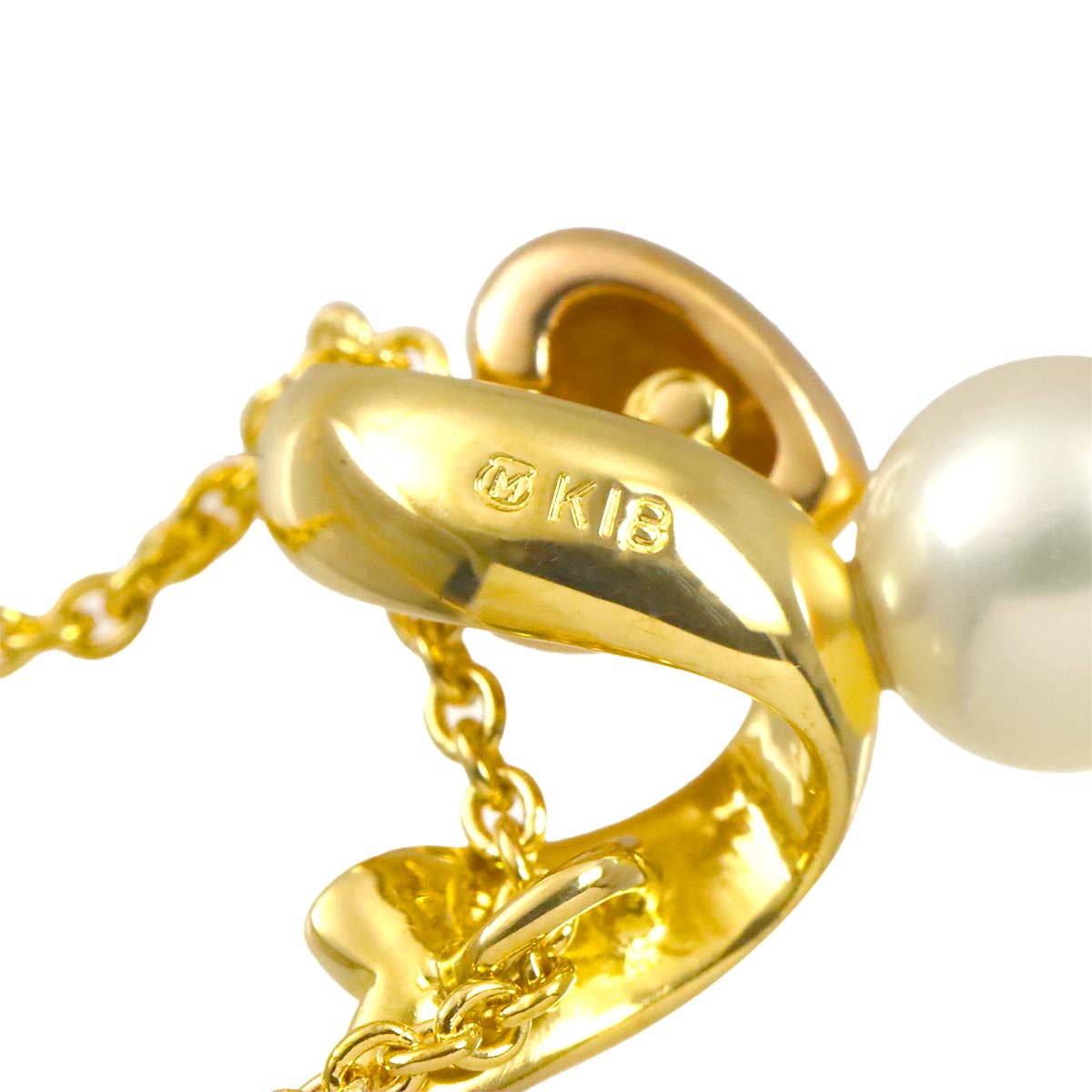 Akoya Pearl 5.6mm Necklace 18K YG PG 750