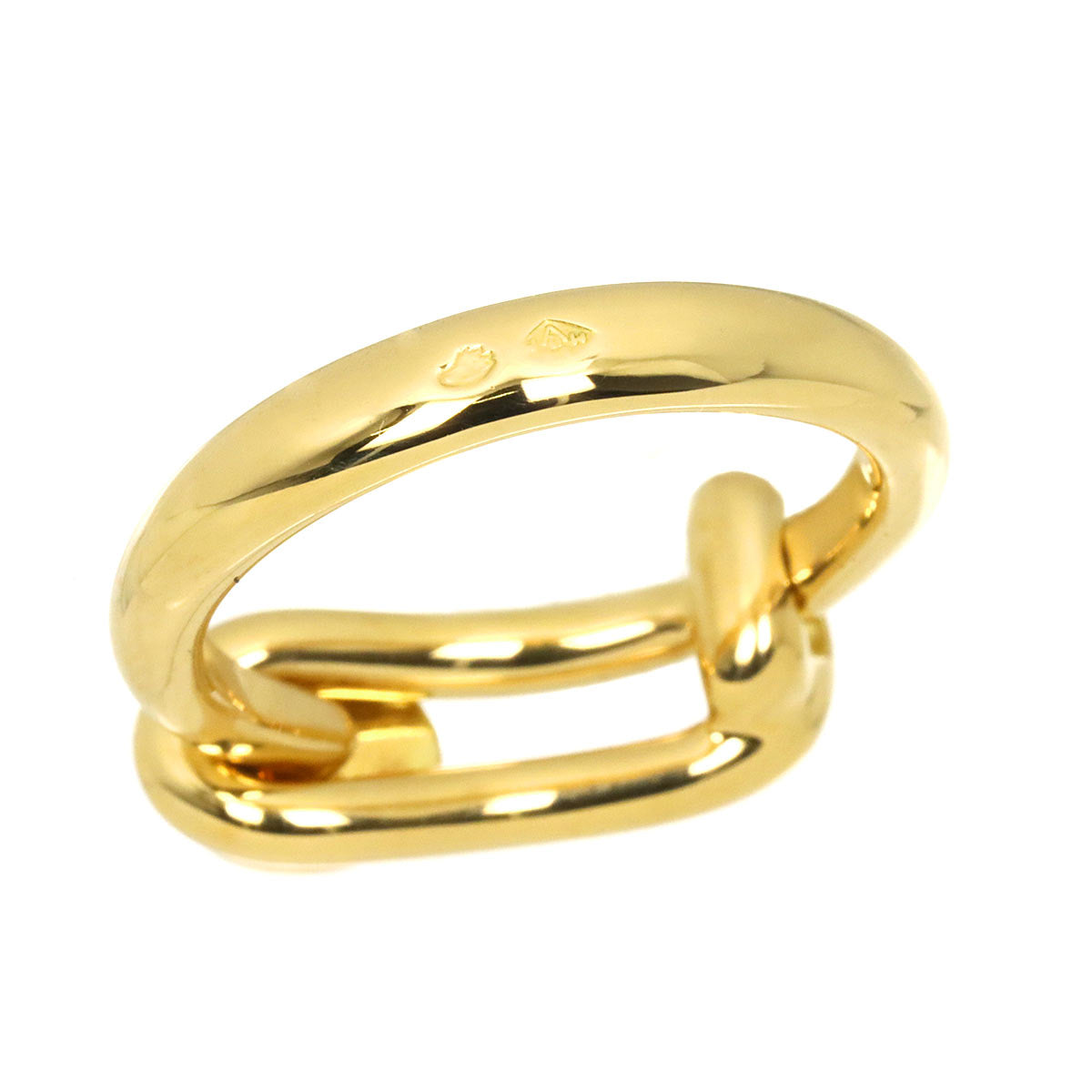 Ruby Ring 18K Yellow Gold 750 Size51 5.5-5.75(US)