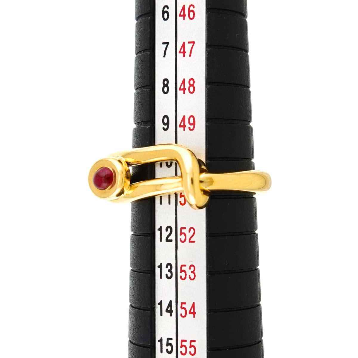 Ruby Ring 18K Yellow Gold 750 Size51 5.5-5.75(US)