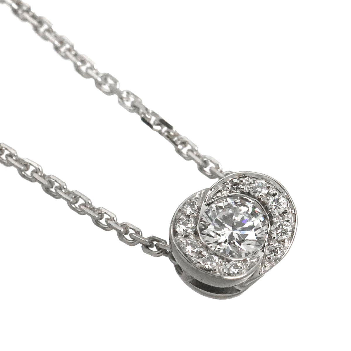 Incontro Damore Diamond Necklace 18K White Gold 750