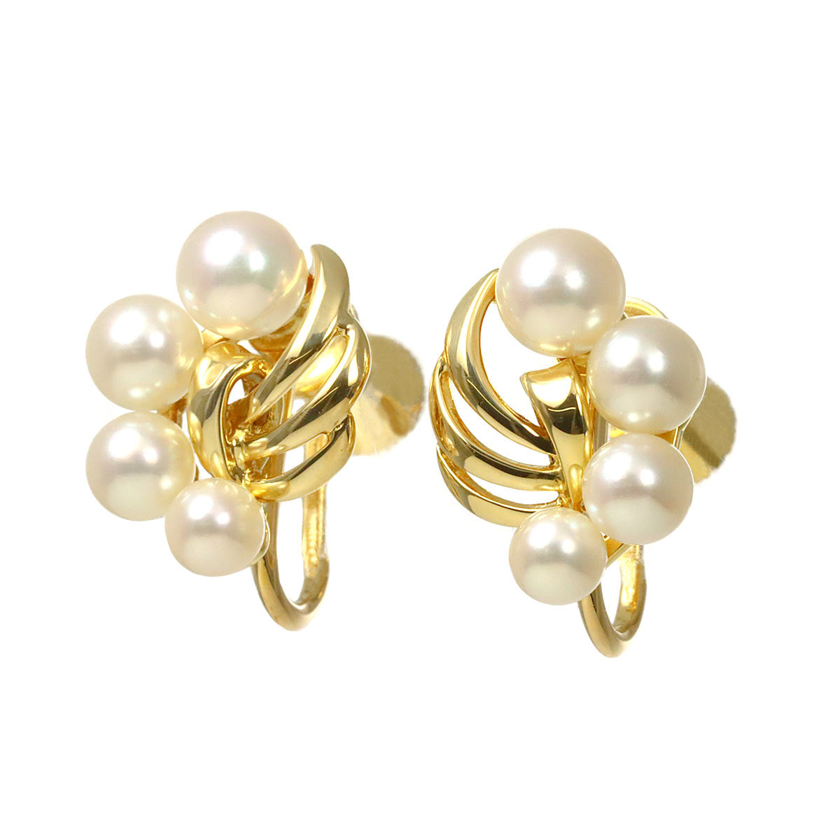 Baby Pearl 4.9-3.6mm Earrings 18K Yellow Gold 750