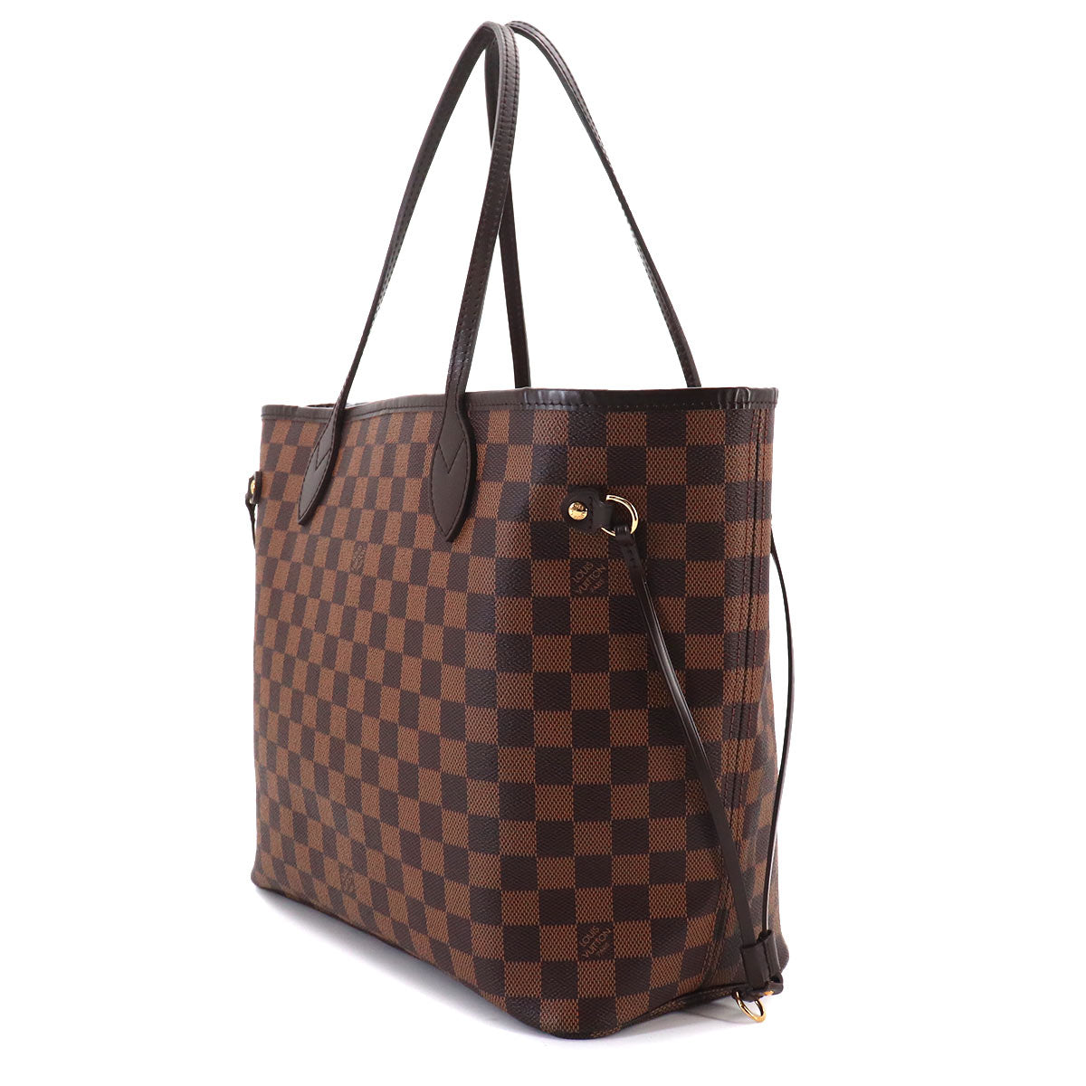 Damier Neverfull MM Tote Bag Ebene Cerise N51105 Purse