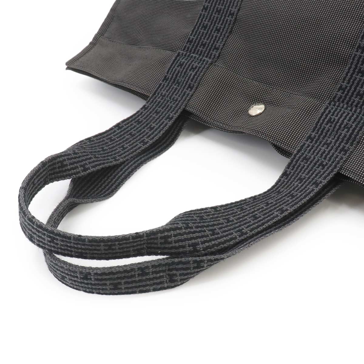 Herline Tote GM Bag Canvas Gray Purse