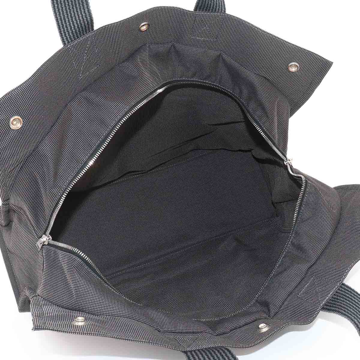 Herline Tote GM Bag Canvas Gray Purse