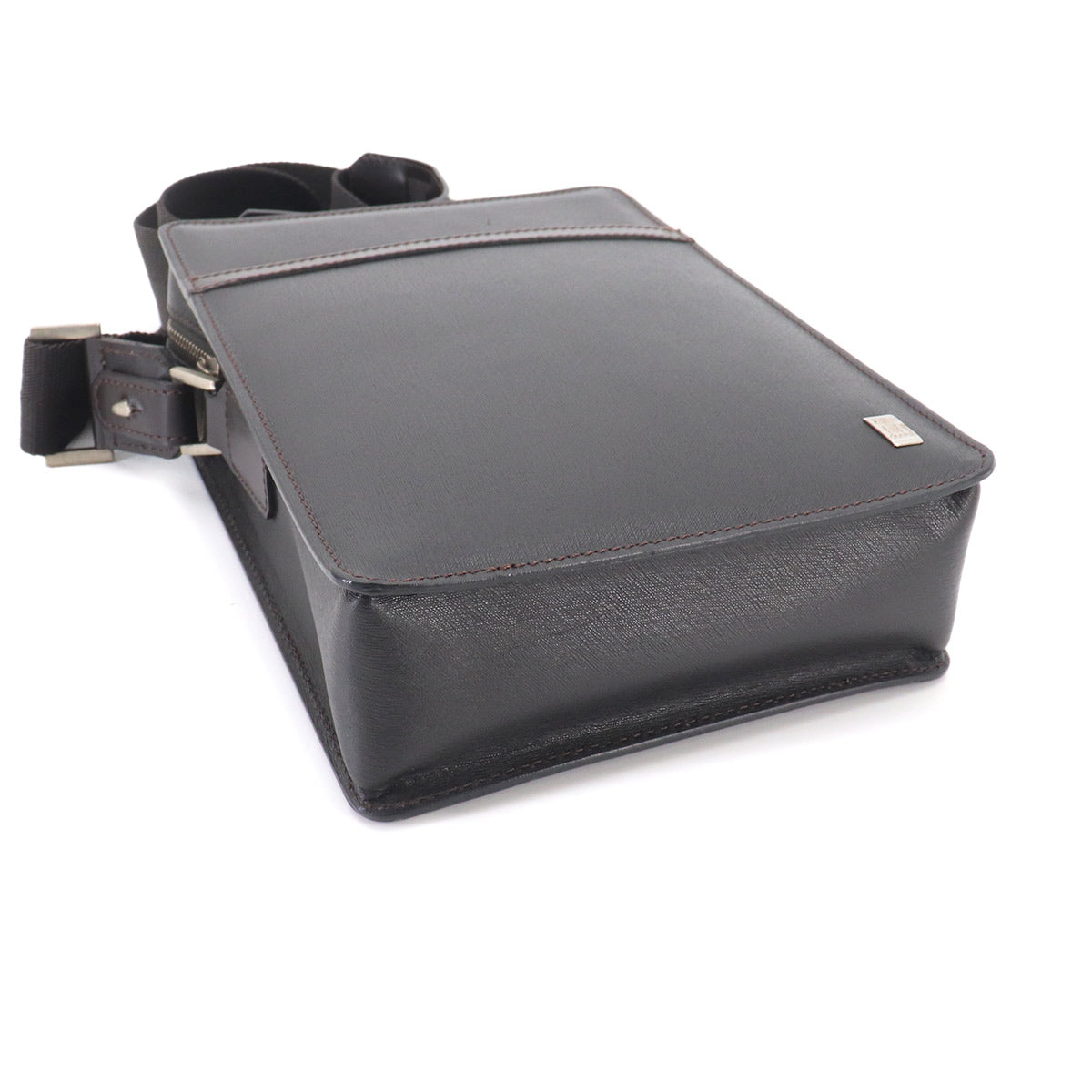 Sidecar Shoulder Bag Leather Dark brown Purse