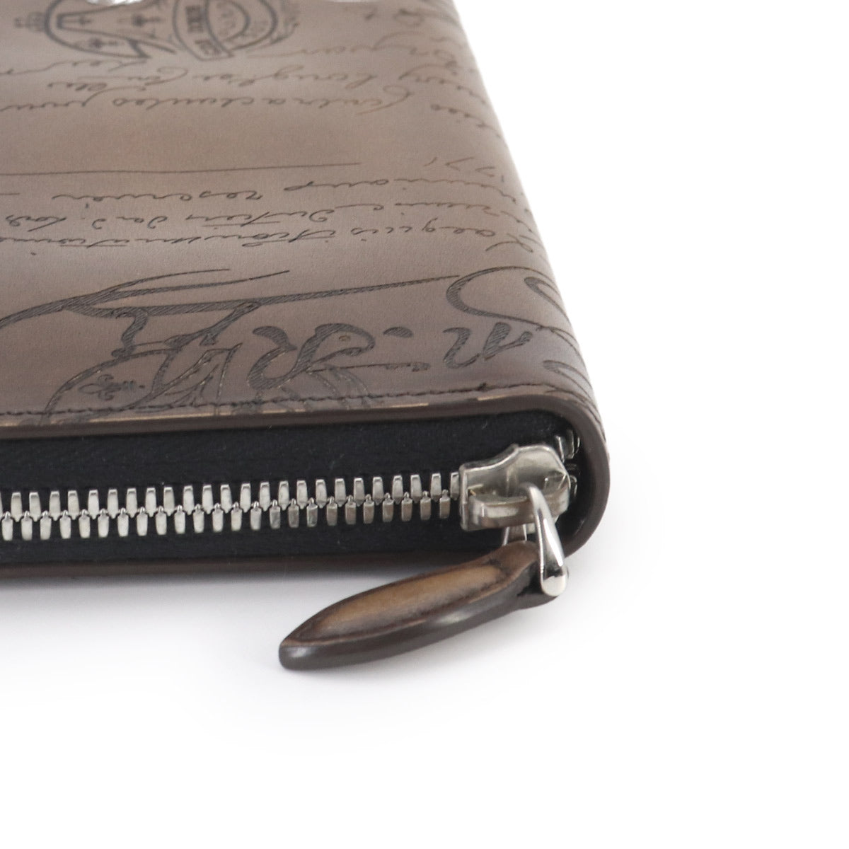 Calligraphy Itauba Long Wallet Venezia Leather Brown