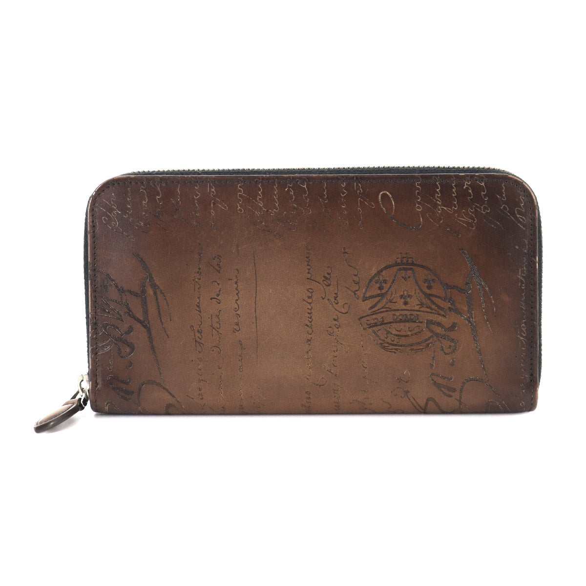 Calligraphy Itauba Long Wallet Venezia Leather Brown