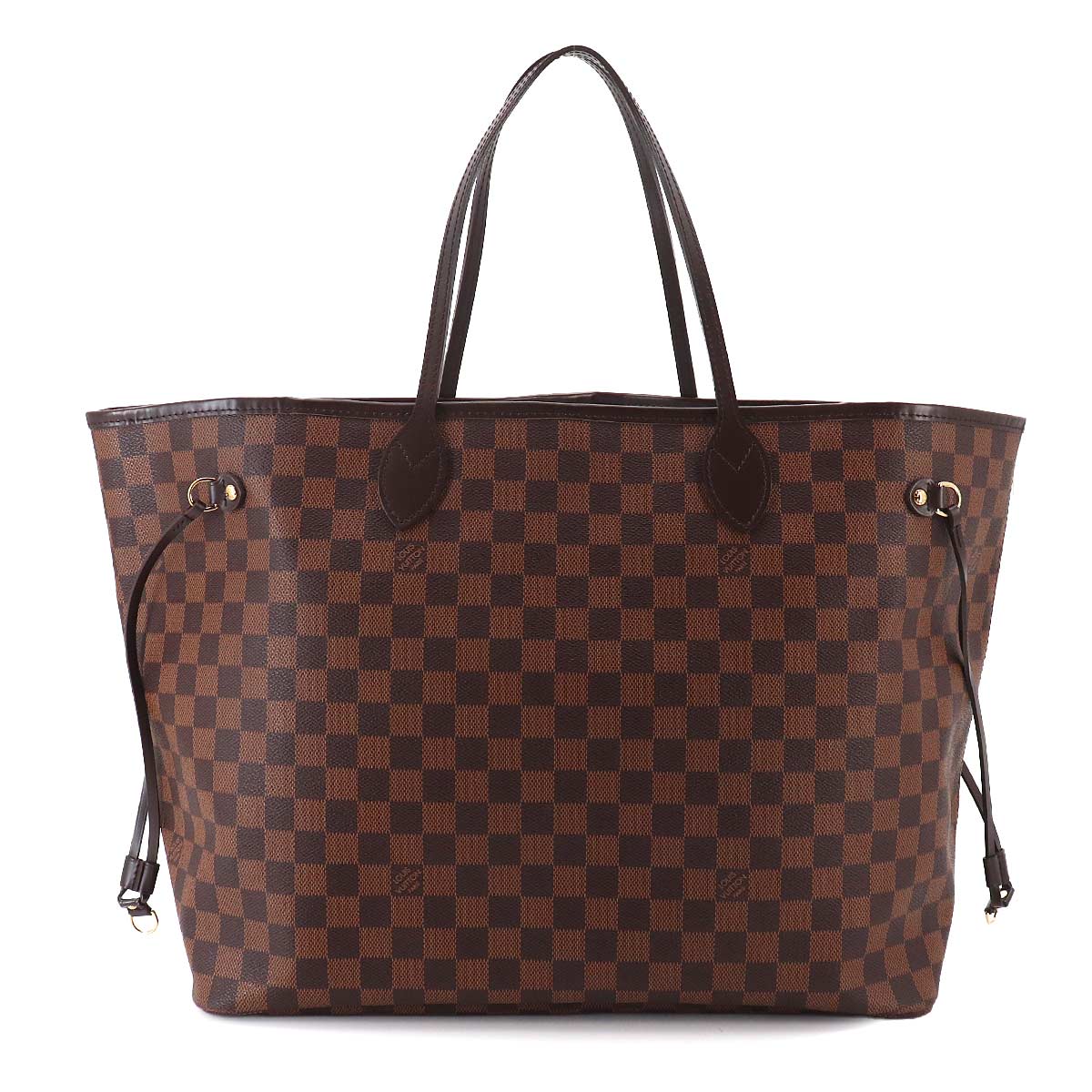 Damier Neverfull GM Tote Bag Ebene Cerise N51106 Purse
