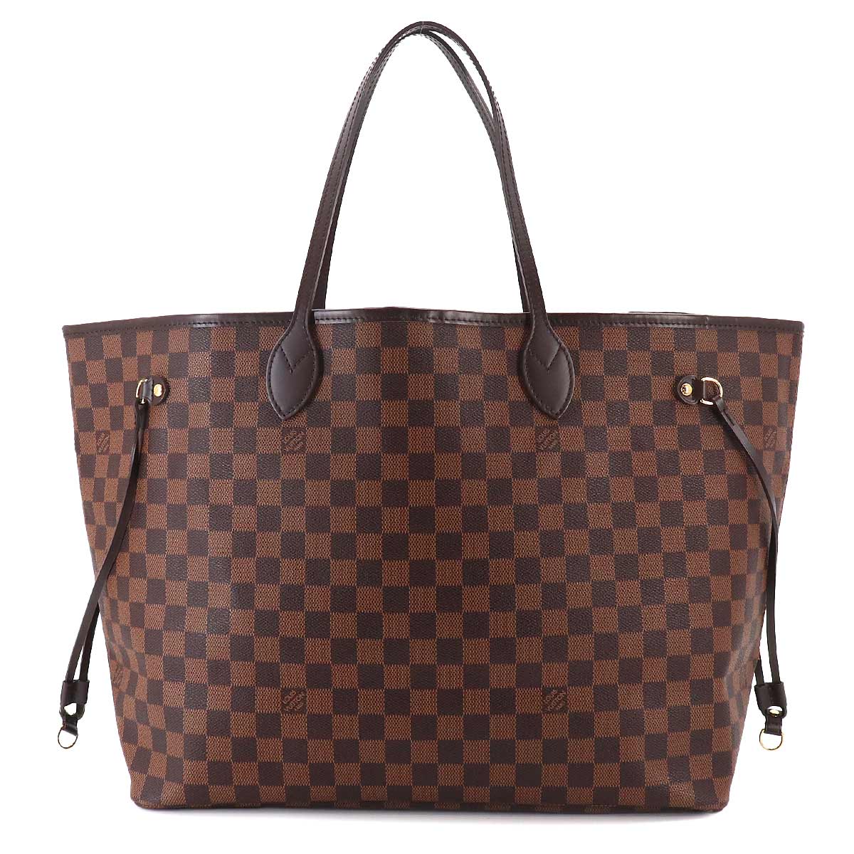 Damier Neverfull GM Tote Bag Ebene Cerise N51106 Purse