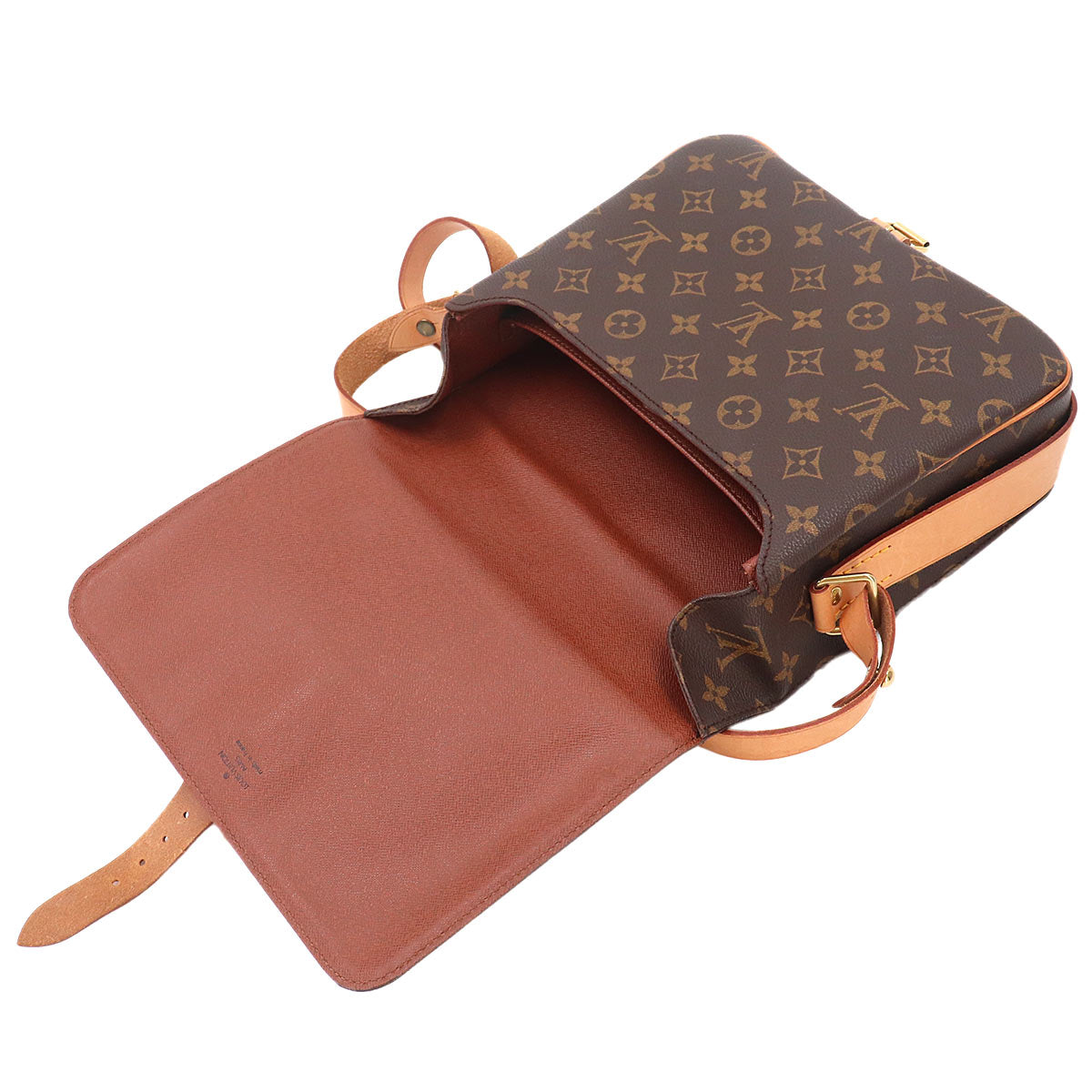 Monogram Cartouchiere GM Shoulder Bag Brown M51252 Purse