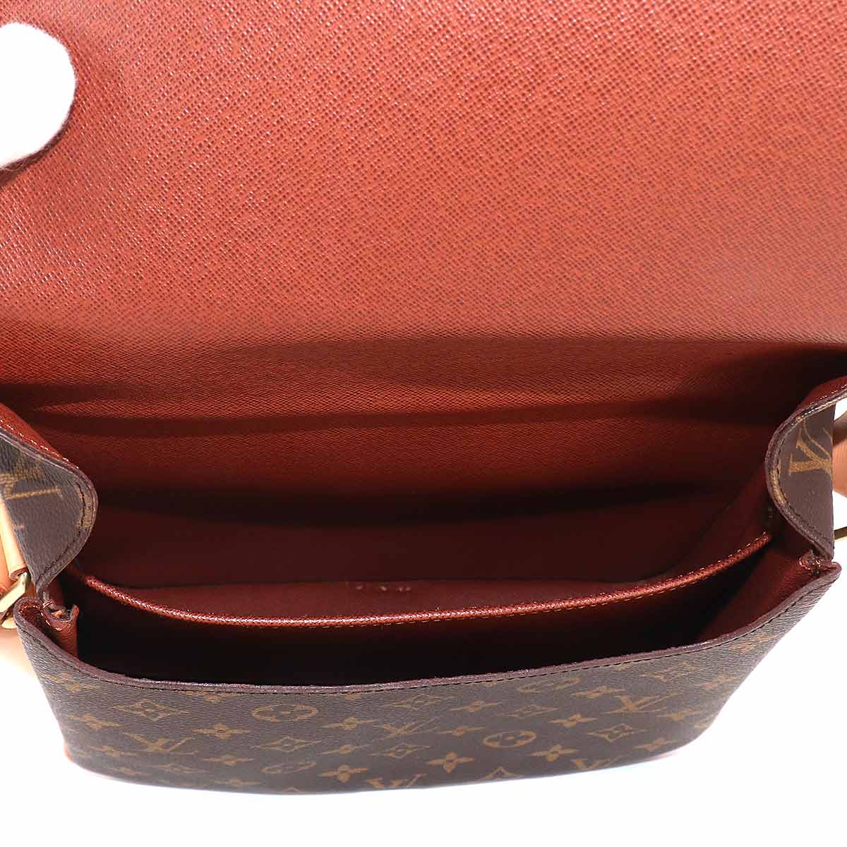 Monogram Cartouchiere GM Shoulder Bag Brown M51252 Purse