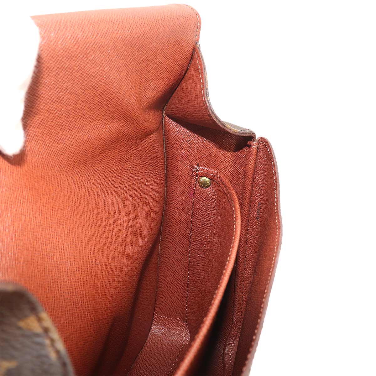 Monogram Cartouchiere GM Shoulder Bag Brown M51252 Purse