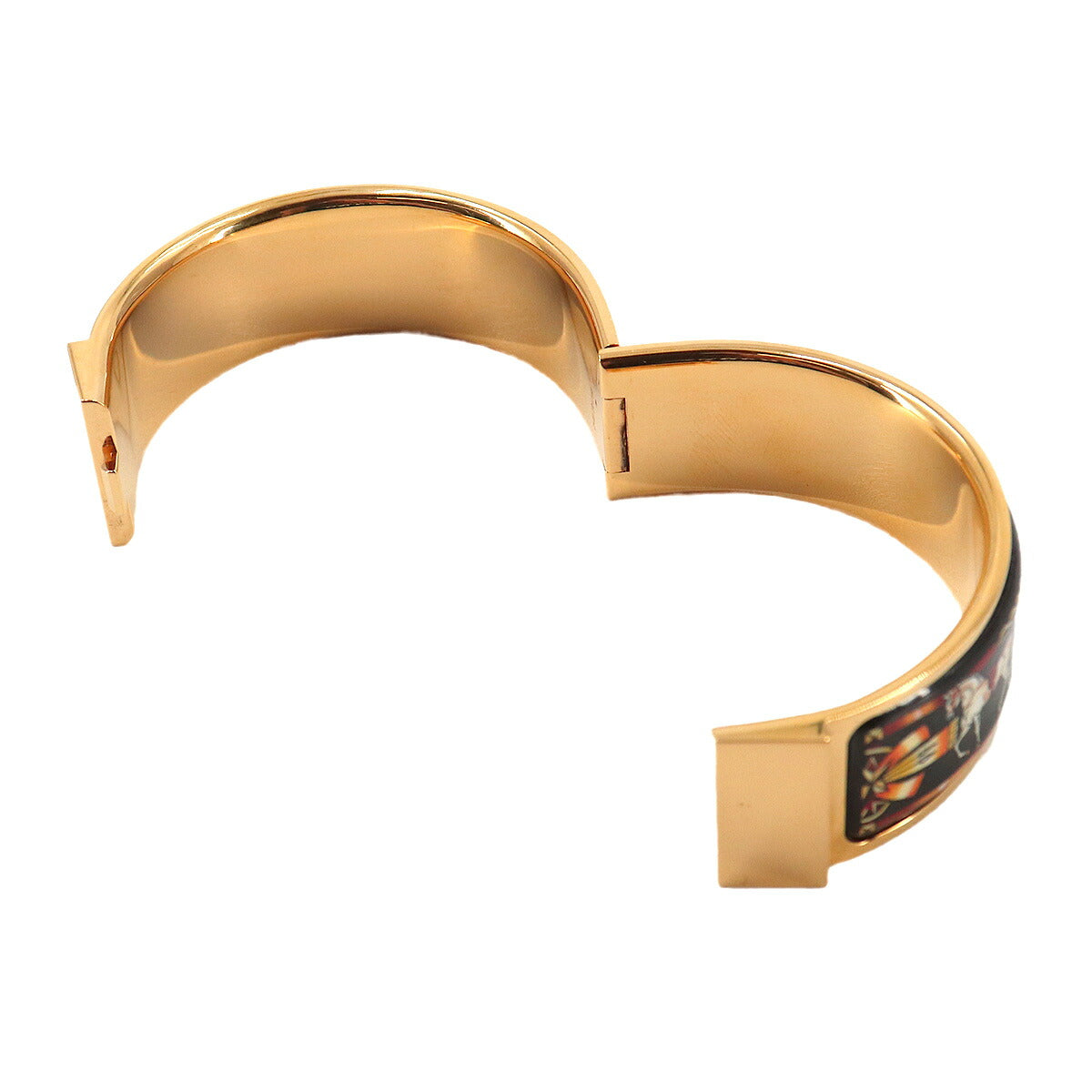 Loquet Email GM Bracelet Bangle Gold Black Accessory