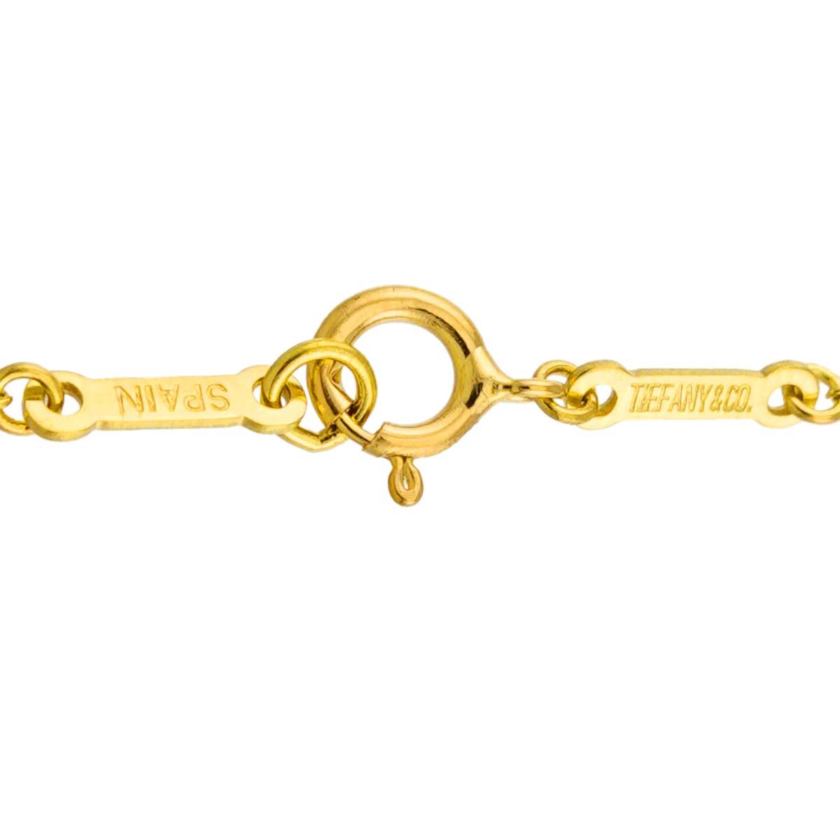 Open Heart Necklace 18K Yellow Gold 750