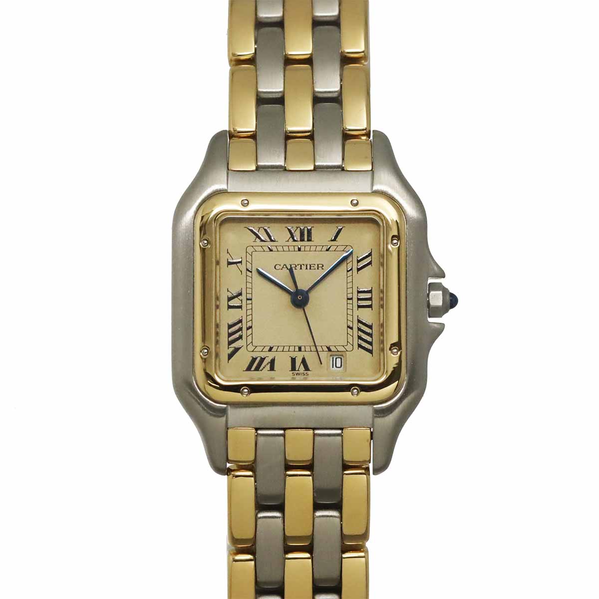 Panthere MM 3Row 83083244 YG Quartz Date Cream Dial Boys