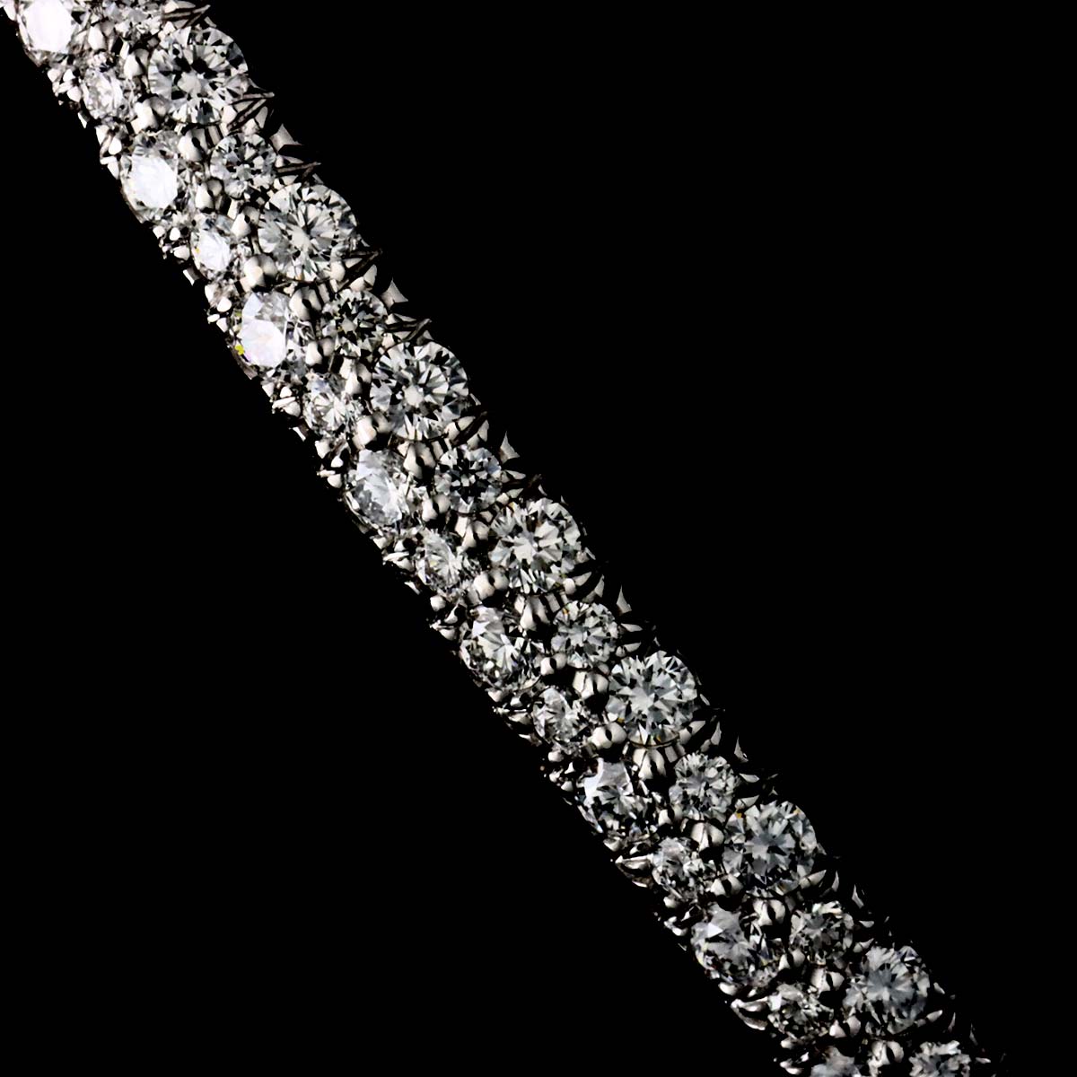 Trinity SM Diamond Bracelet 18K YG WG PG 750 size16