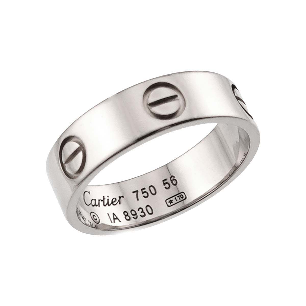 Love Classic Ring 18K White Gold 750 size56 7.25-7.5(US)