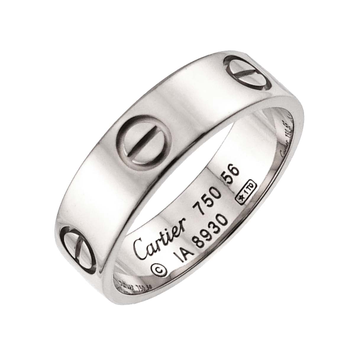 Love Classic Ring 18K White Gold 750 size56 7.25-7.5(US)