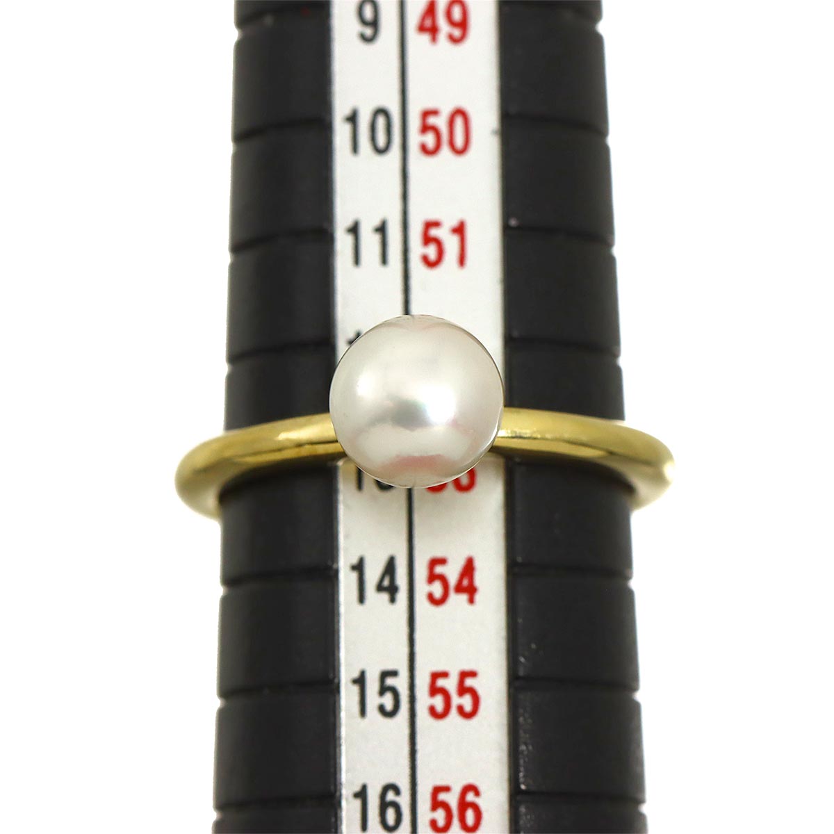 Akoya Pearl 6.9mm Ring 18K YG 750 Size6.25-6.5(US)