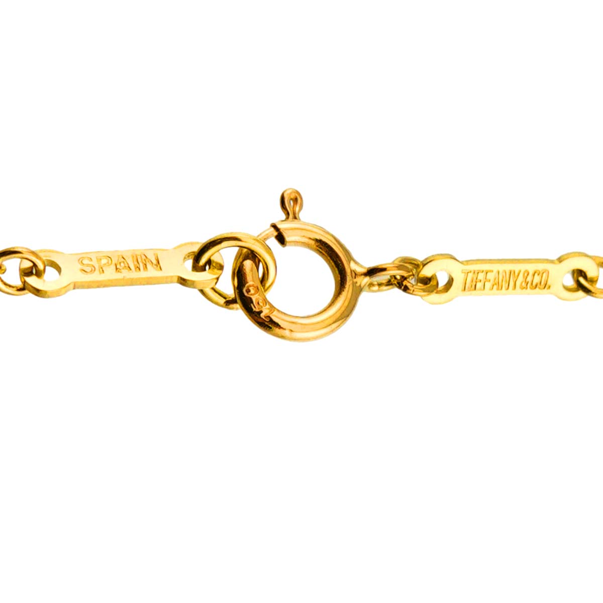 Open Heart Necklace 18K Yellow Gold 750