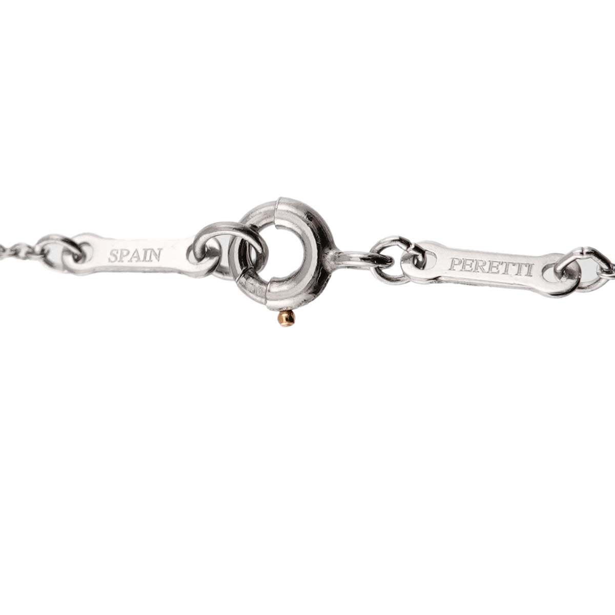 Open Heart Necklace Platinum