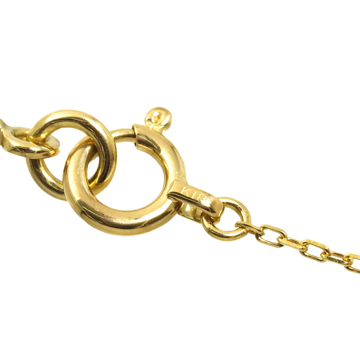 Diamond 0.06ct Necklace 18K Yellow Gold 750