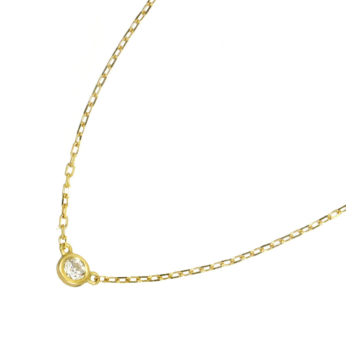 Diamond 0.06ct Necklace 18K Yellow Gold 750