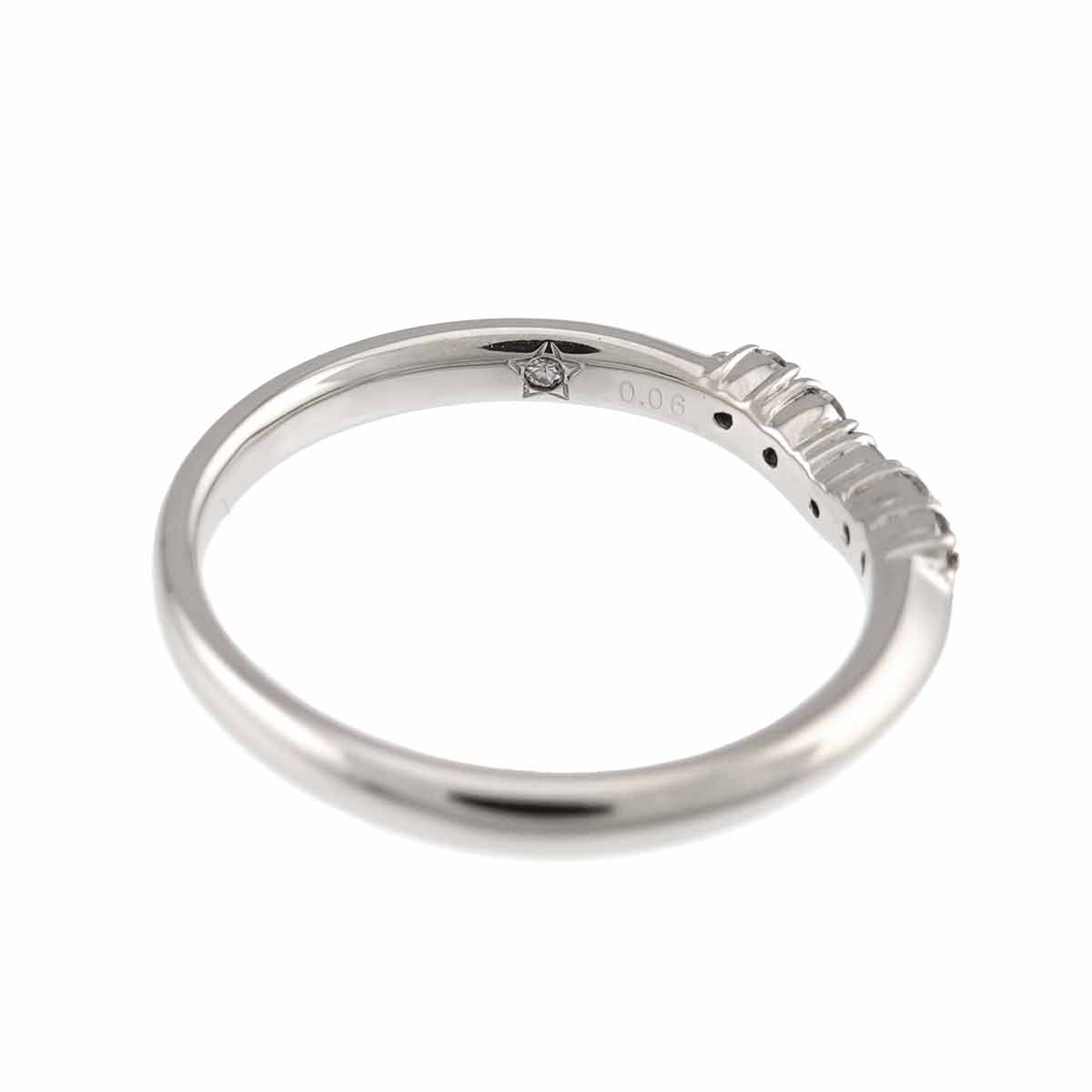 Diamond 0.06ct Ring Pt Platinum Size5.5-5.75(US)