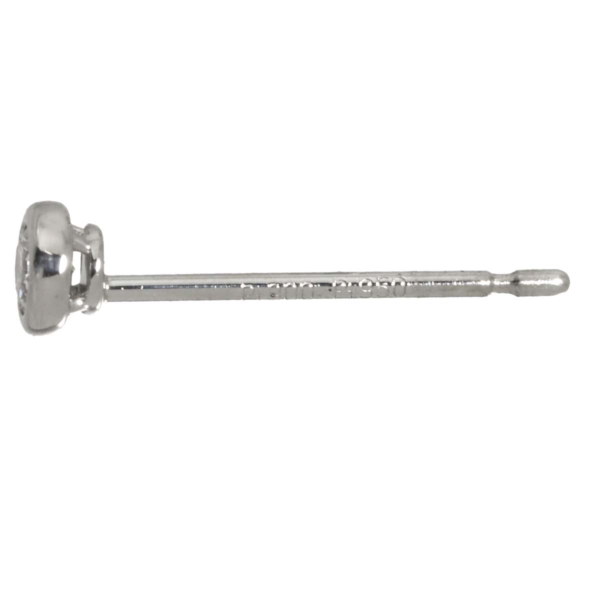 Diamond Earrings Pierced Pt Platinum
