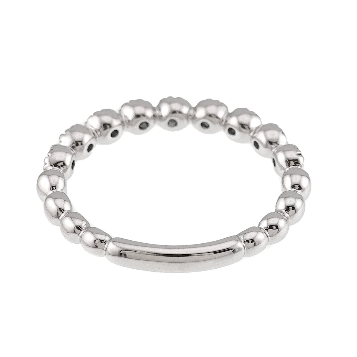 Diamond 0.16ct Ring 18K WG 750 Size5.5-5.75(US)