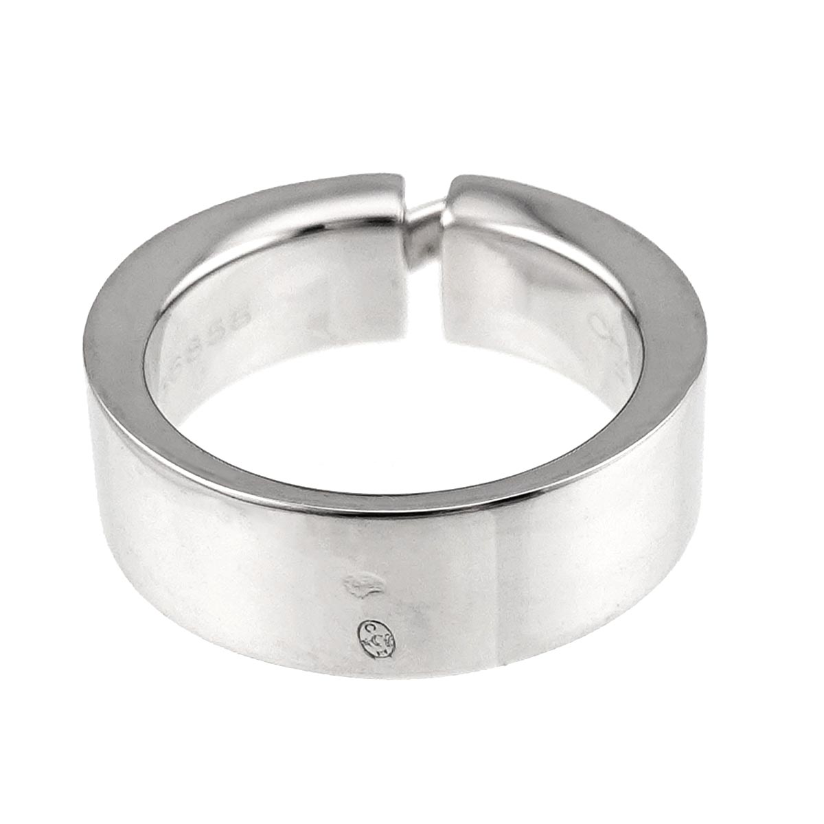 Liens Ring 18K White Gold 750 size5.25(US)