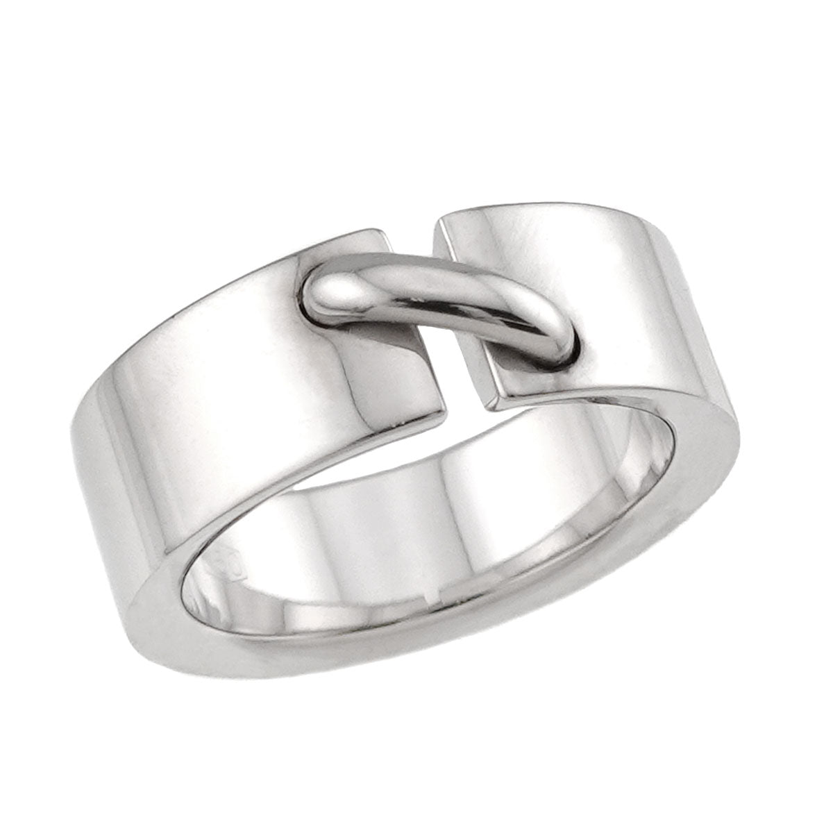 Liens Ring 18K White Gold 750 size5.25(US)
