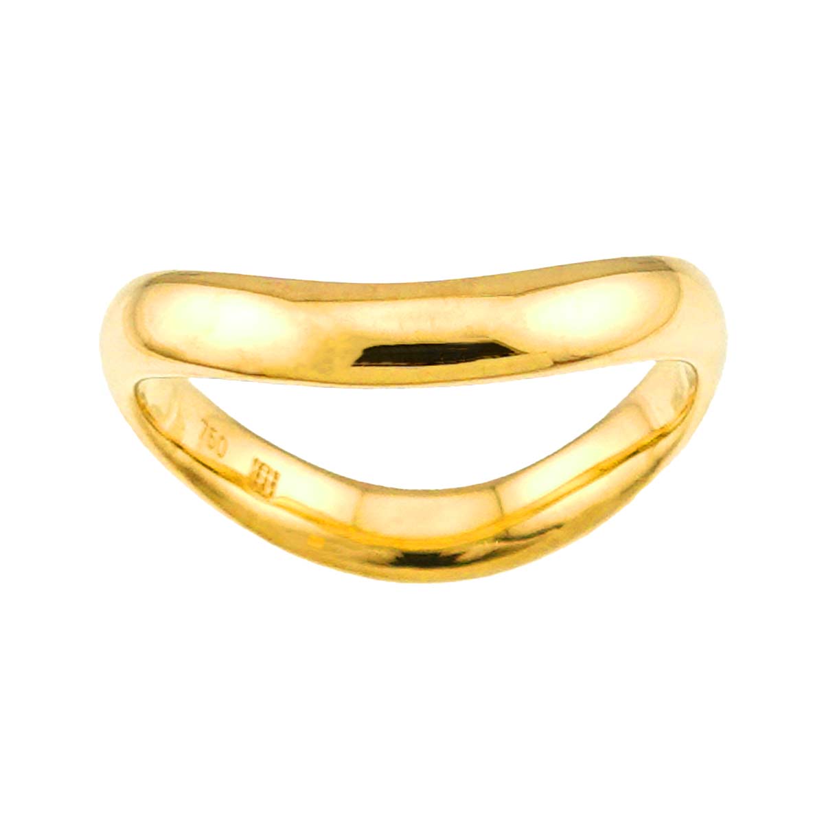 Diamond Ring 18K YG 750 Size8-8.25(US)