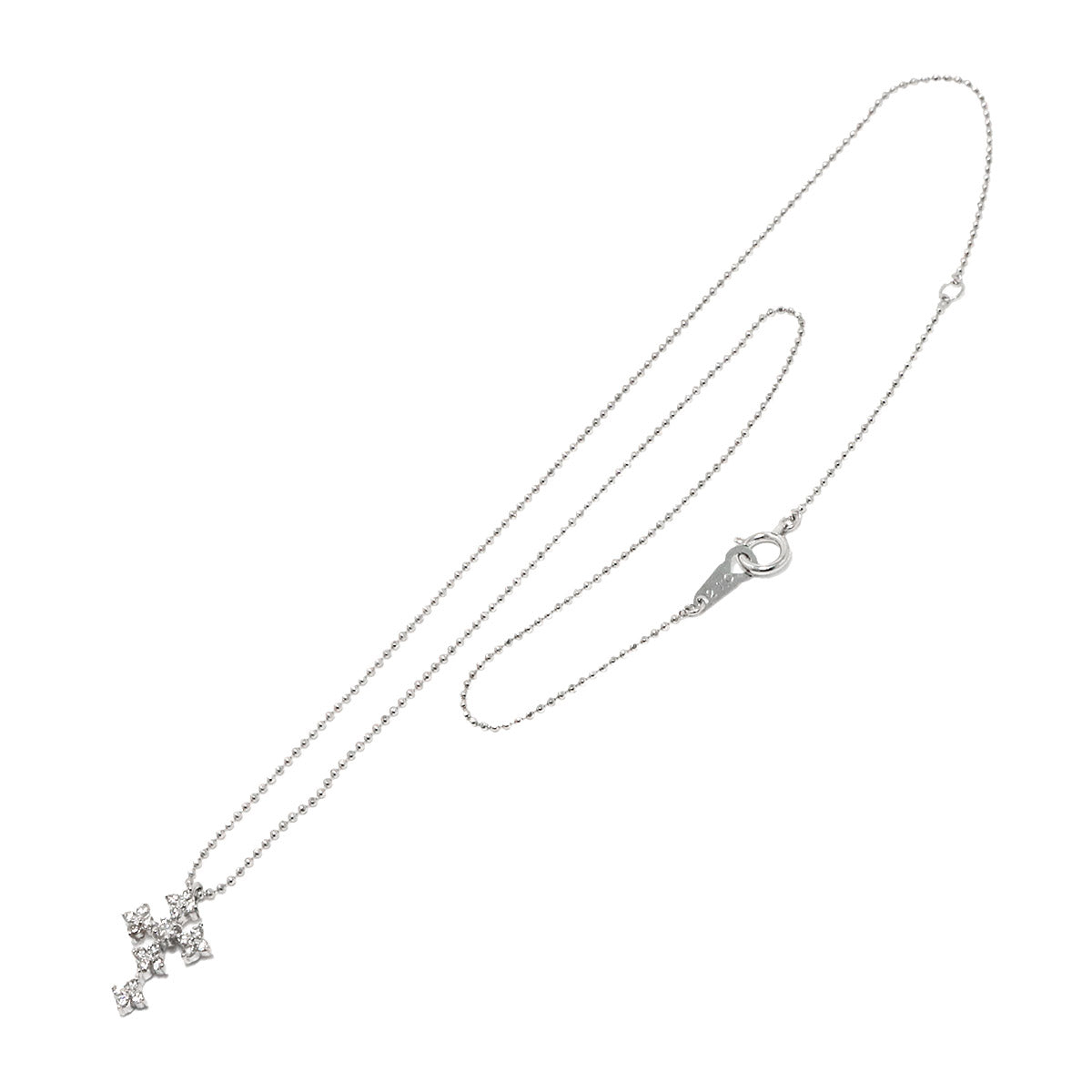 Diamond 0.22ct Necklace 18K WG 750
