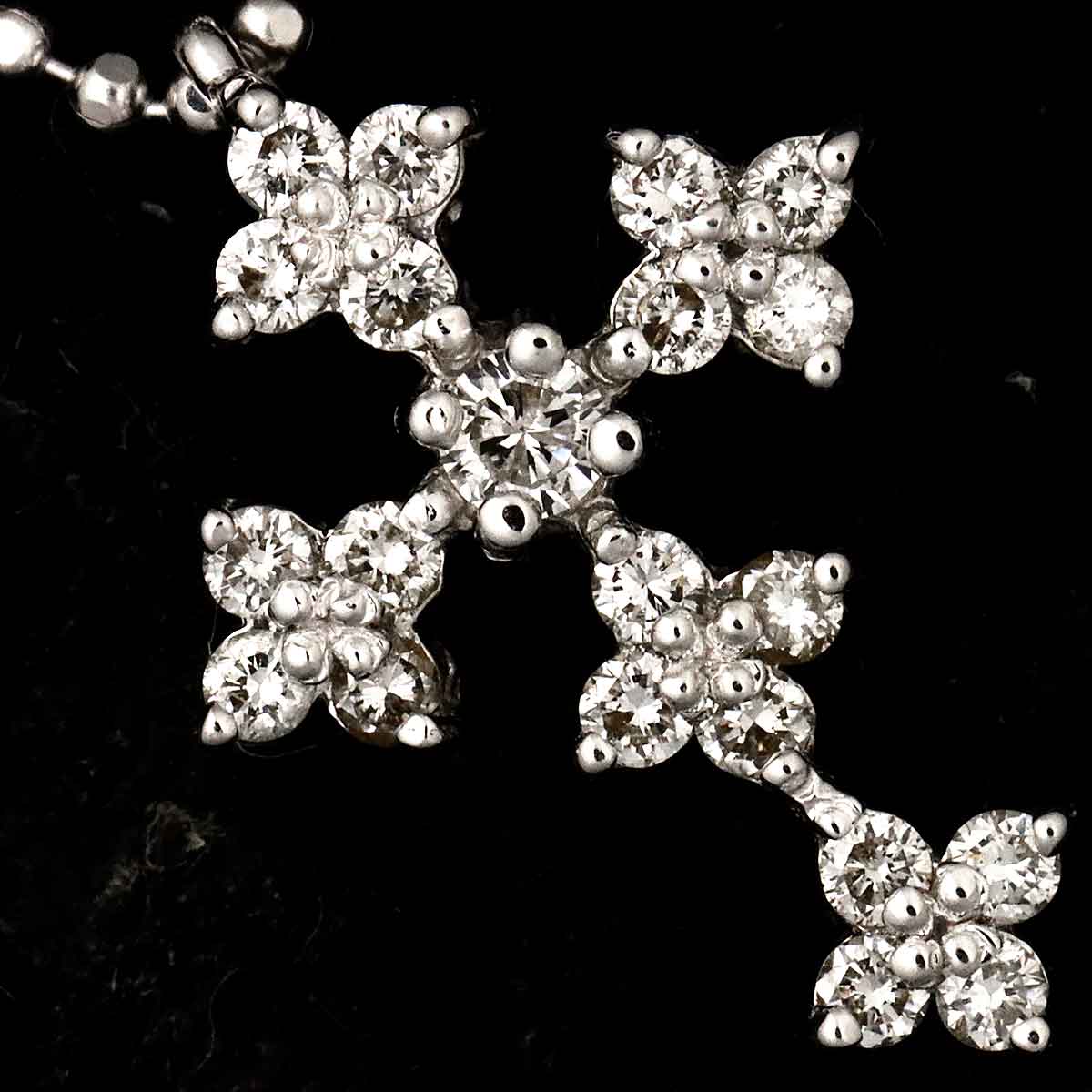 Diamond 0.22ct Necklace 18K WG 750