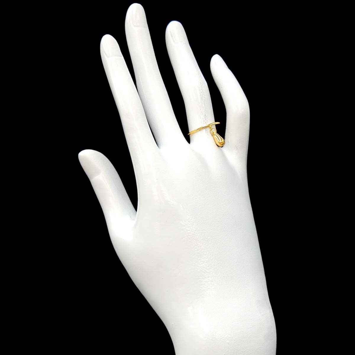 Teardrop Ring 18K YG 750 size5.25(US)