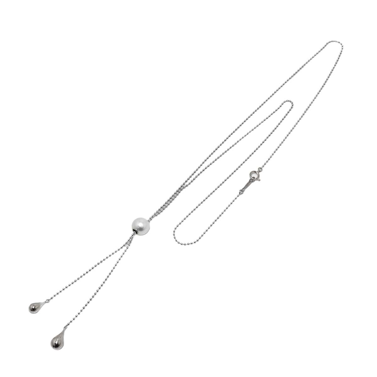 Akoya Pearl 8.1mm Necklace 18K White Gold 750