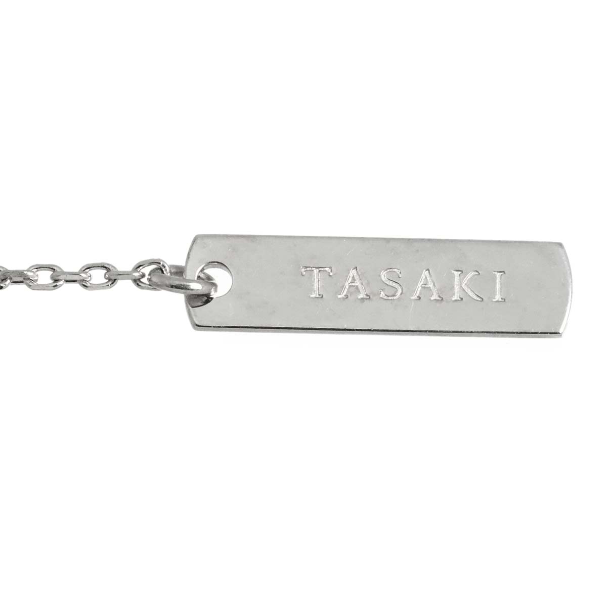 Diamond 0.14ct Necklace 18K White Pink Gold 750