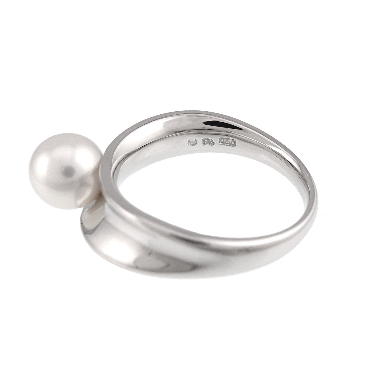 Akoya Pearl 7.1mm Ring Platinum size6.25-6.5(US)