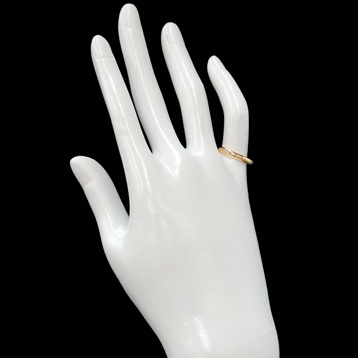 Forever Band Ring 18K Yellow Gold 750 Size 4.75-5(US)