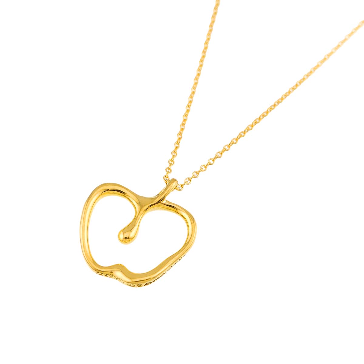 Apple Necklace 18K Yellow Gold 750