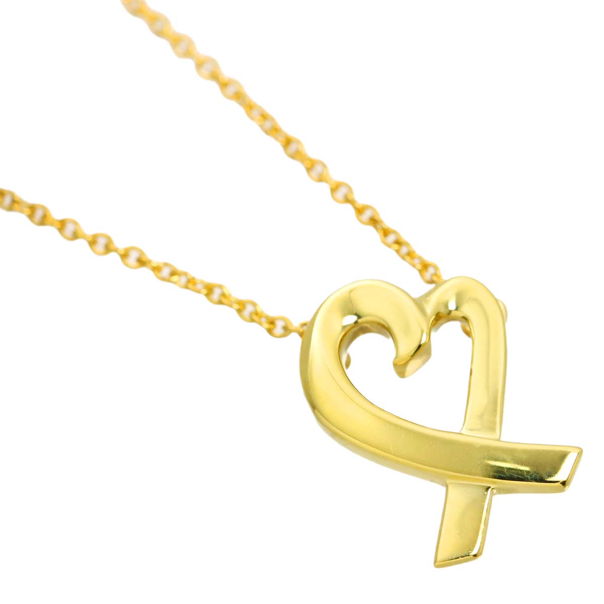Loving Heart Necklace 18K Yellow Gold 750