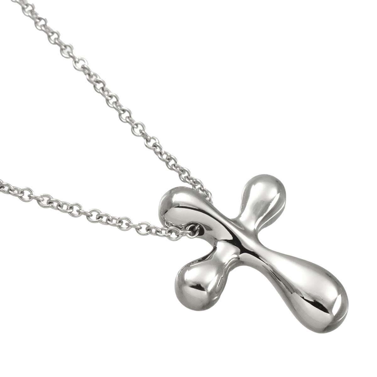 Cross Necklace Platinum