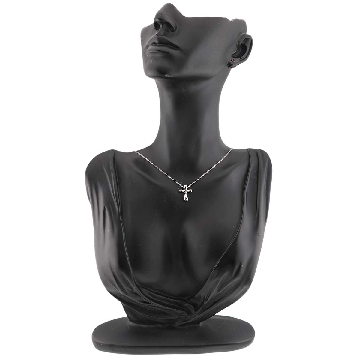 Cross Necklace Platinum