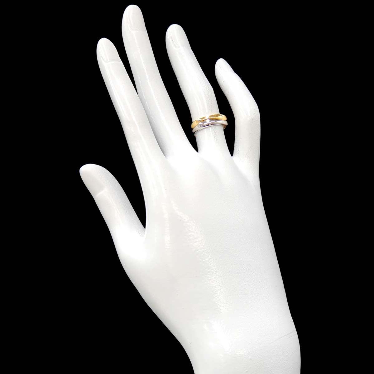 Love Me Ring 18K YG WG 750 size48 4.5(US)