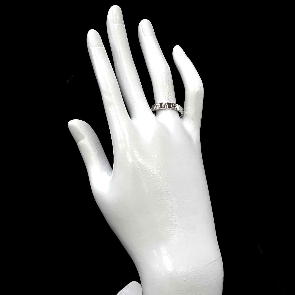 Icon Ring 18K WG White Gold 750 Size20 8.75(US)